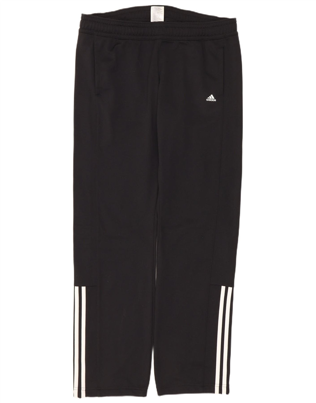 Adidas Pantalones de Chándal para Mujer UK 12/14 Mediano Negro Poliéster