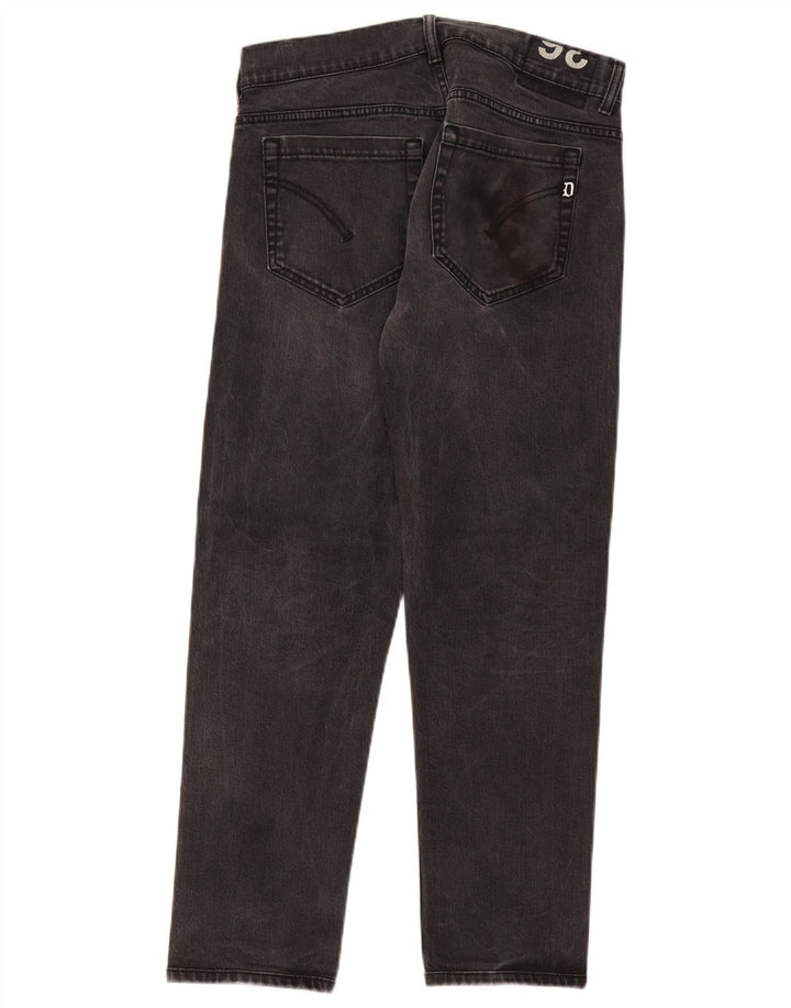 Dondup Hombre George Slim Jeans W36 L29 Algodón Gris