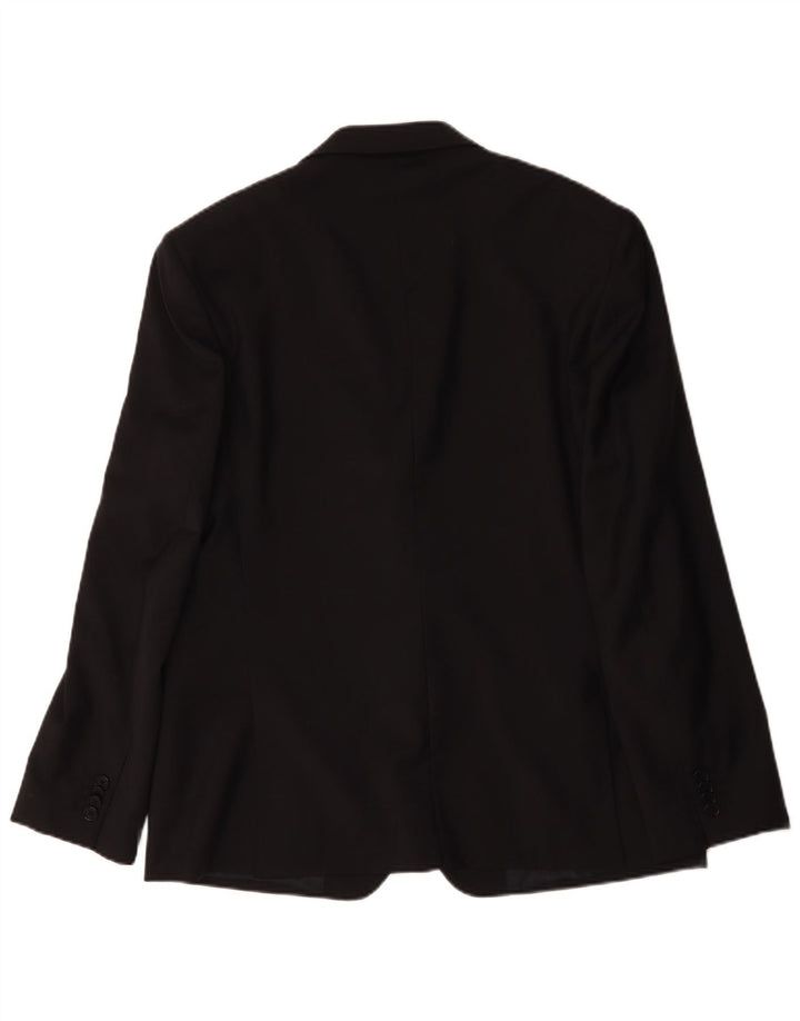 Ferre Chaqueta tipo blazer de 2 botones para hombre IT 54 2XL Lana negra