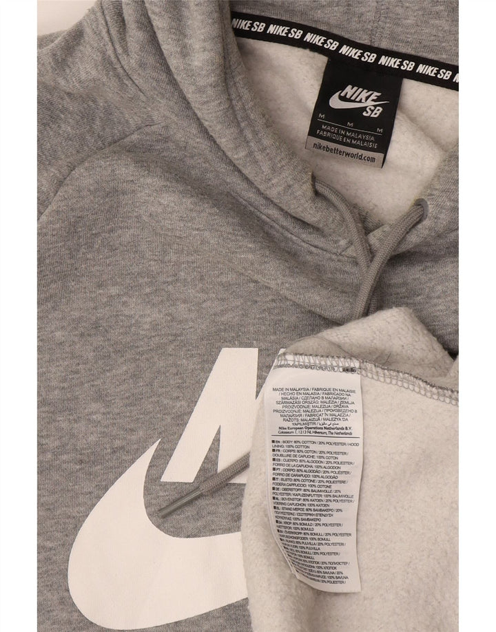 Nike Nike SB Graphic Sudadera con capucha de algodón moteado en gris medio
