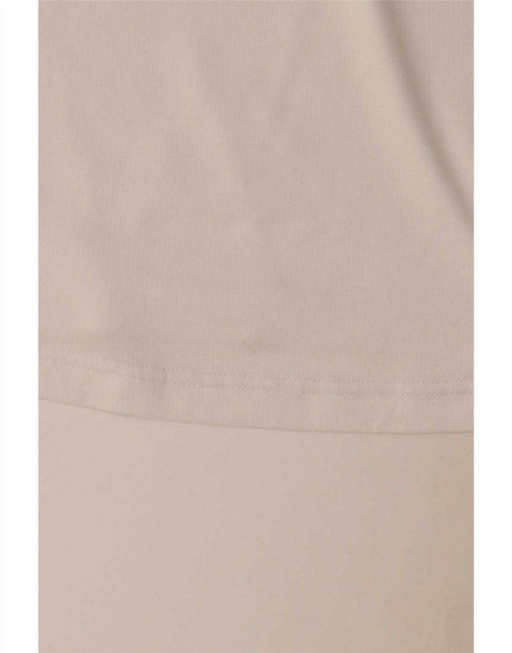 Adidas Hombre Aeroready Camiseta Top Medio Blanco Poliéster