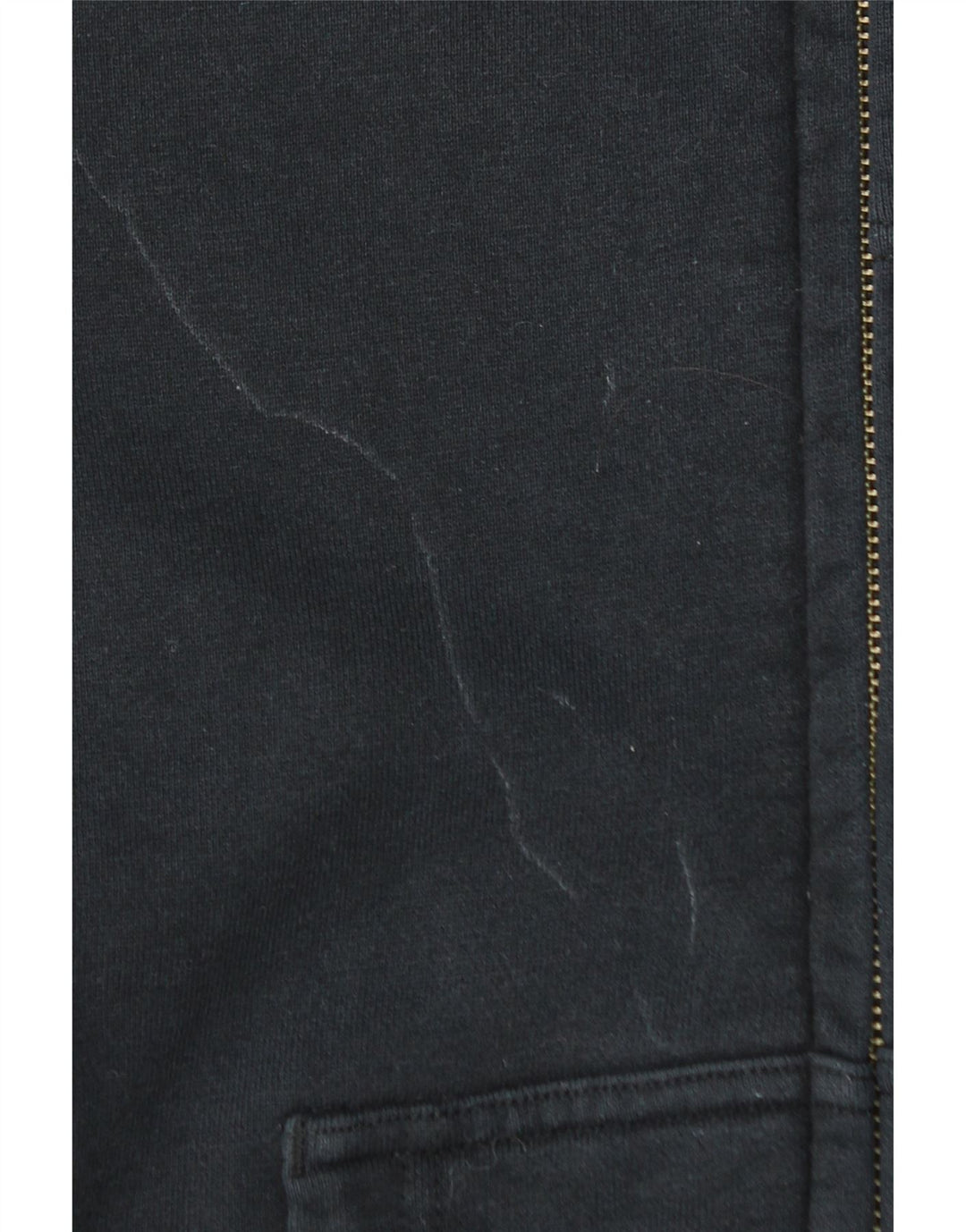 NIKE Sudadera con capucha y cremallera para hombre, talla pequeña, algodón negro