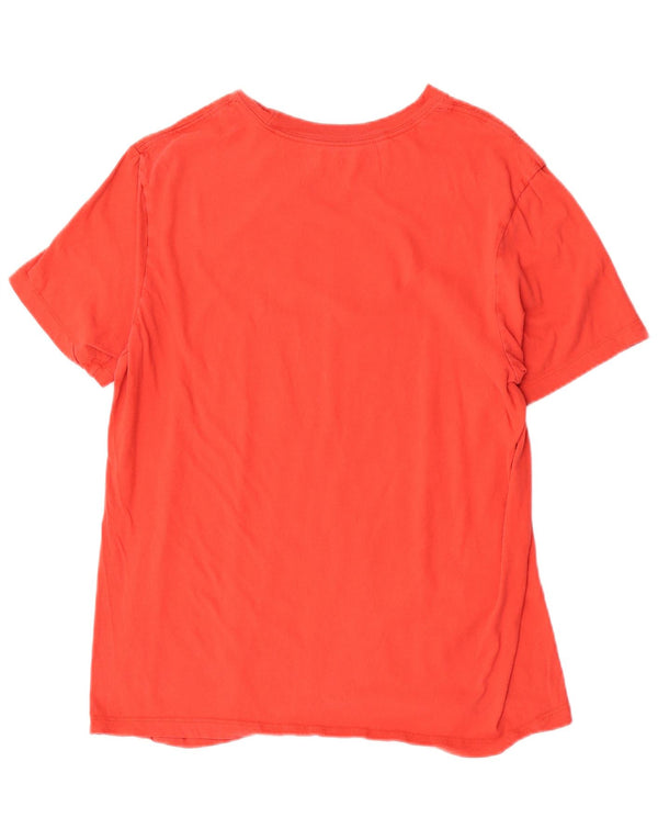 Nike - Camiseta gráfica para hombre, parte superior de algodón rojo mediano