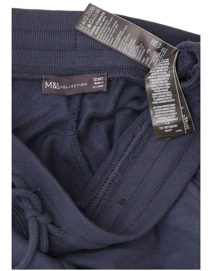 Marks & Spencer Pantalones de Chándal para Mujer Joggers UK 12 Medium Azul Marino
