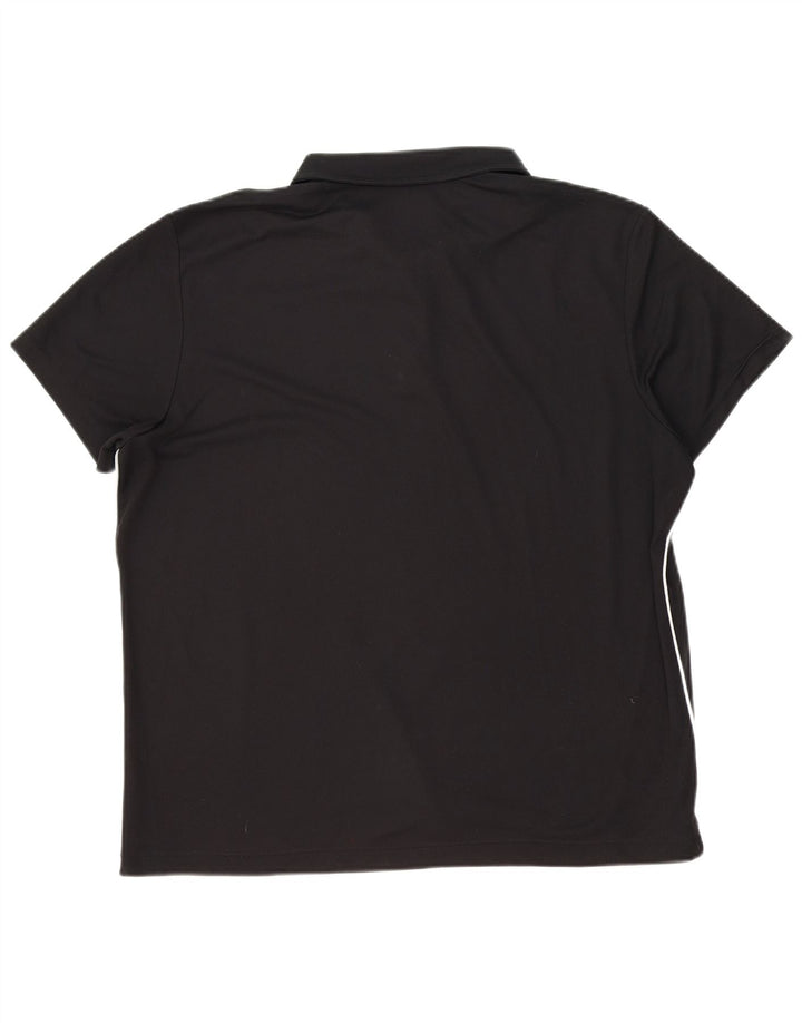 ADIDAS Polo Climalite para hombre XL Negro