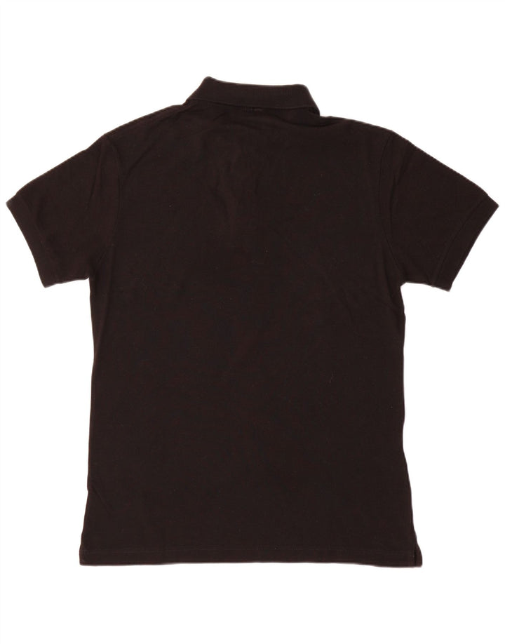 LACOSTE Polo para hombre talla 4 mediano algodón negro