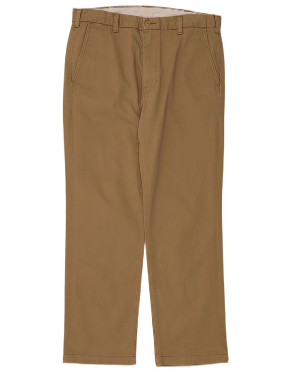 Pantalón chino recto Levi's para hombre W34 L29 Algodón beige