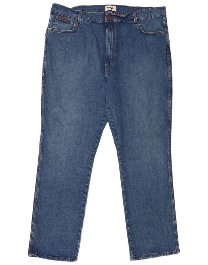 Wrangler Vaqueros rectos Texas para hombre W44 L32 Algodón azul