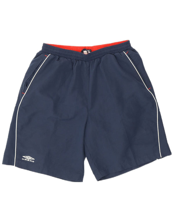 Pantalones cortos deportivos Umbro para hombre poliéster azul marino grande