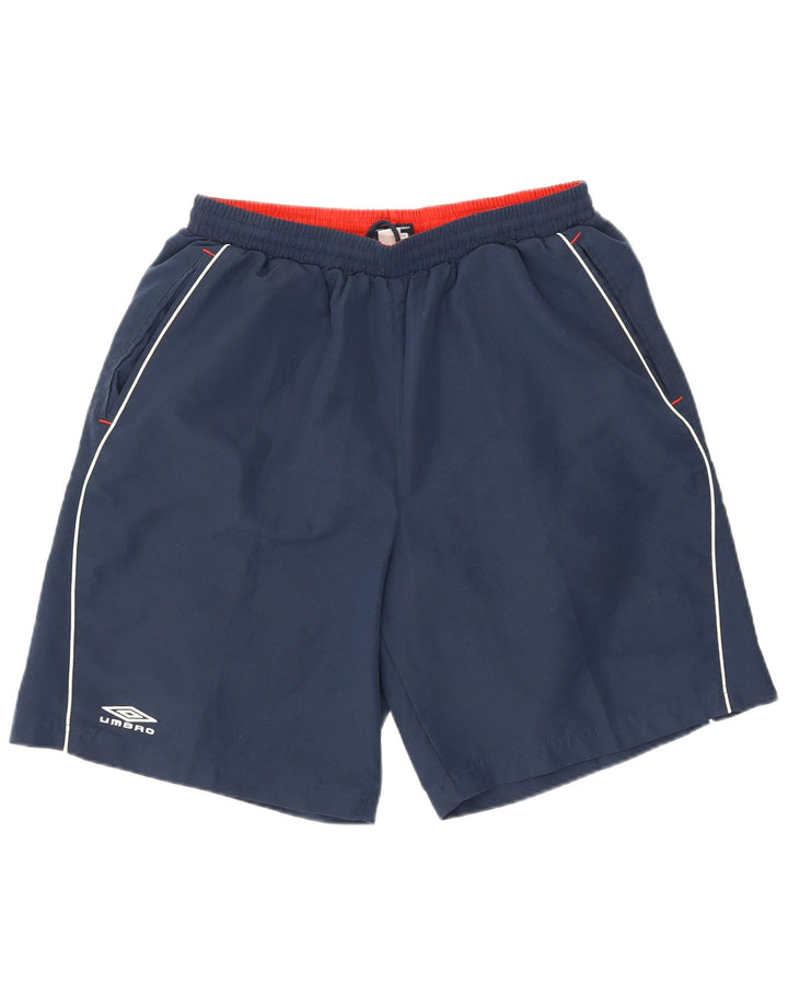 Pantalones cortos deportivos Umbro para hombre poliéster azul marino grande