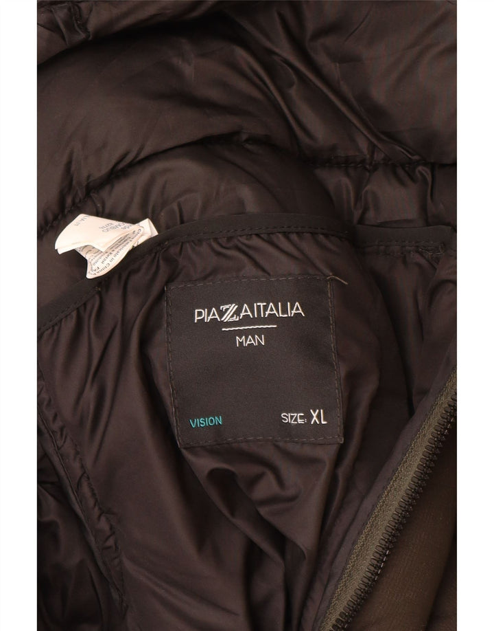 PIAZZA ITALIA Chaqueta acolchada para hombre ES 42 XL Nylon gris