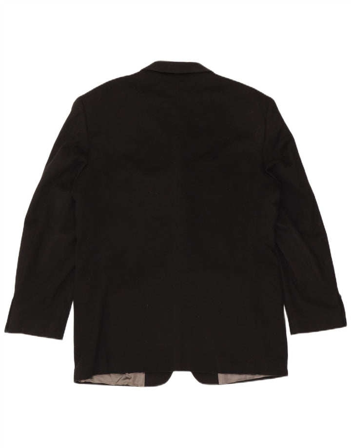 Marks & Spencer Chaqueta tipo blazer de 3 botones para hombre UK 38 Mediana lana negra