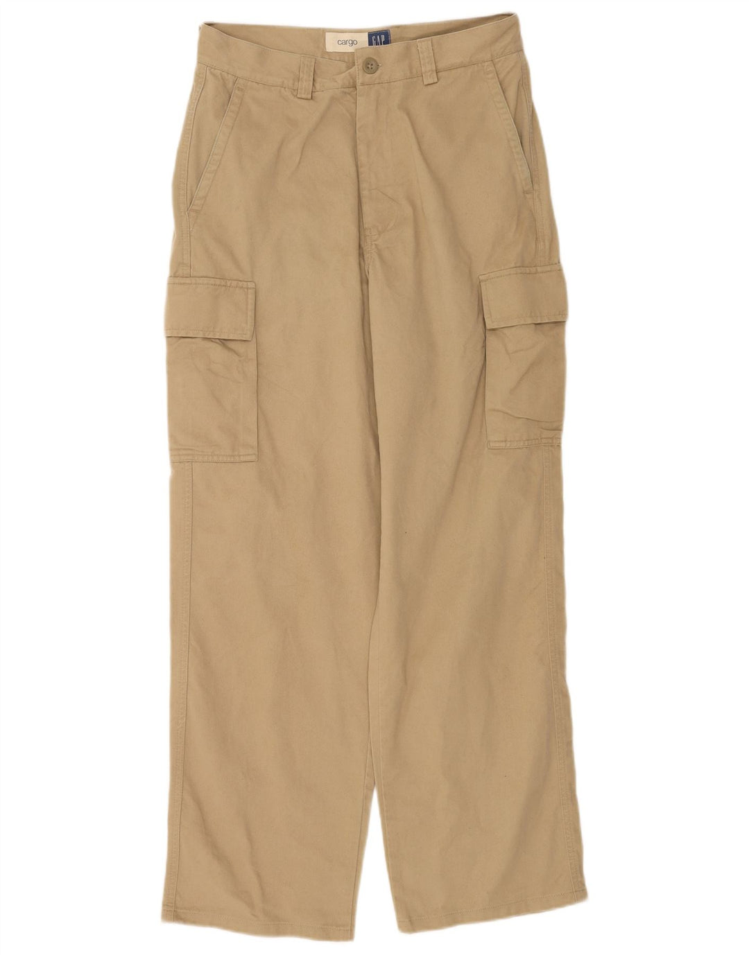 Pantalones cargo rectos para hombre Gap W30 L32 Algodón beige