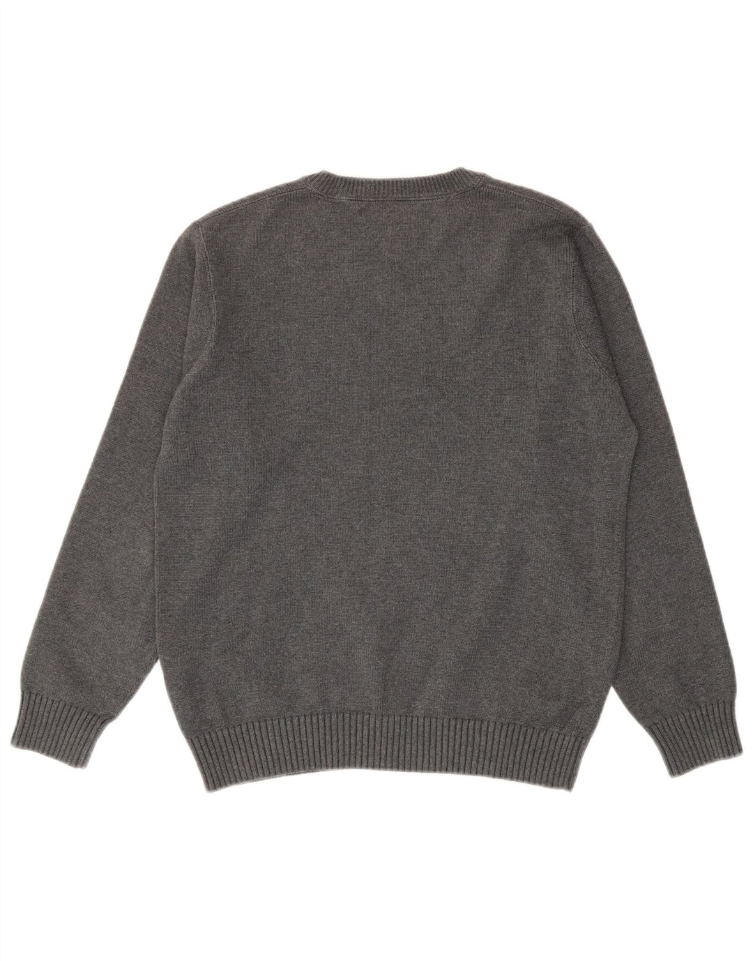 Tommy Hilfiger Jersey con cuello redondo para hombre de algodón gris medio