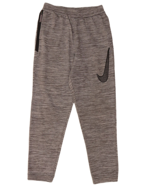 NIKE Pantalones de chándal Dri Fit para niños 13-14 años XL Gris Moteado