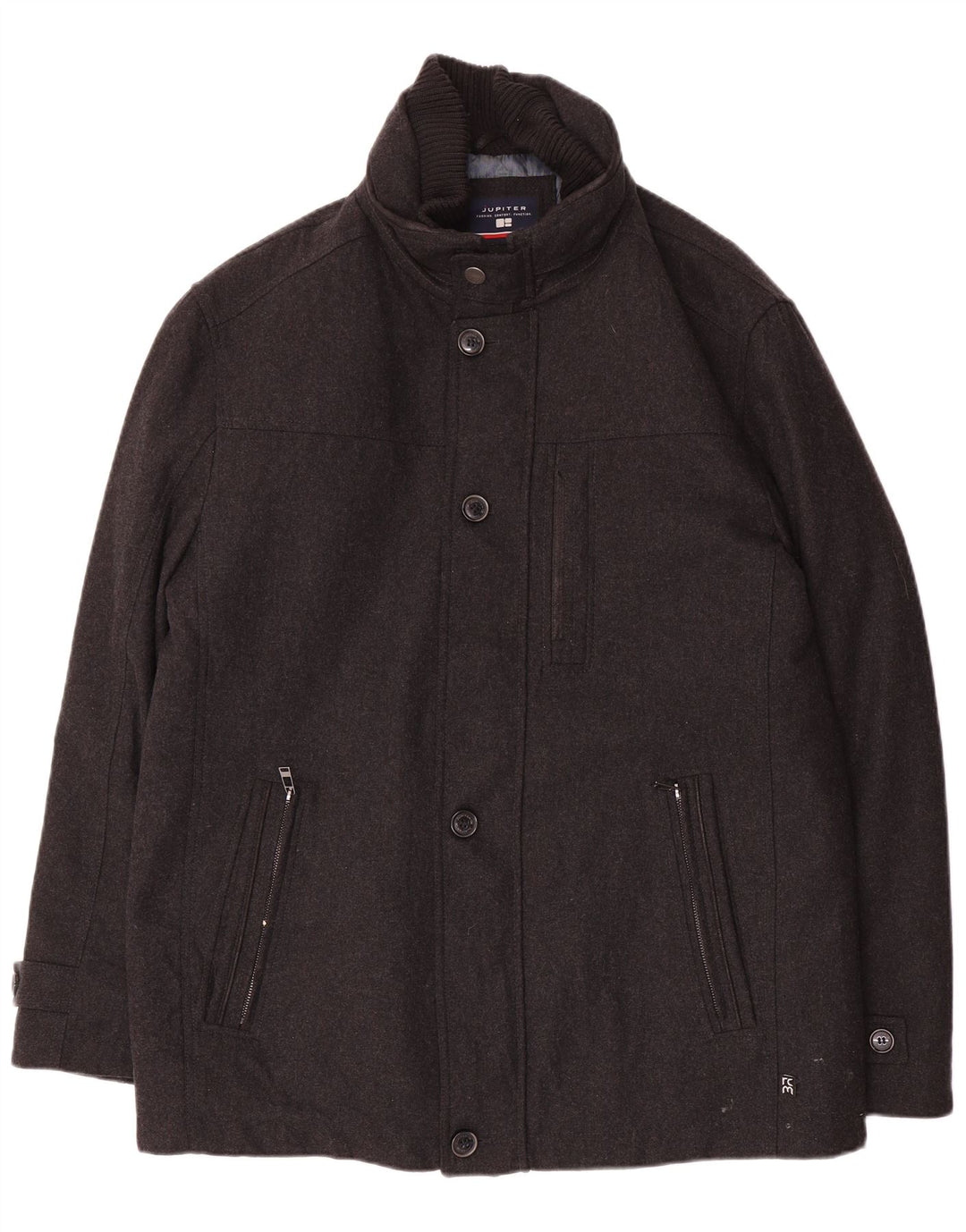 Abrigo Júpiter para hombre UK 42 XL Lana gris
