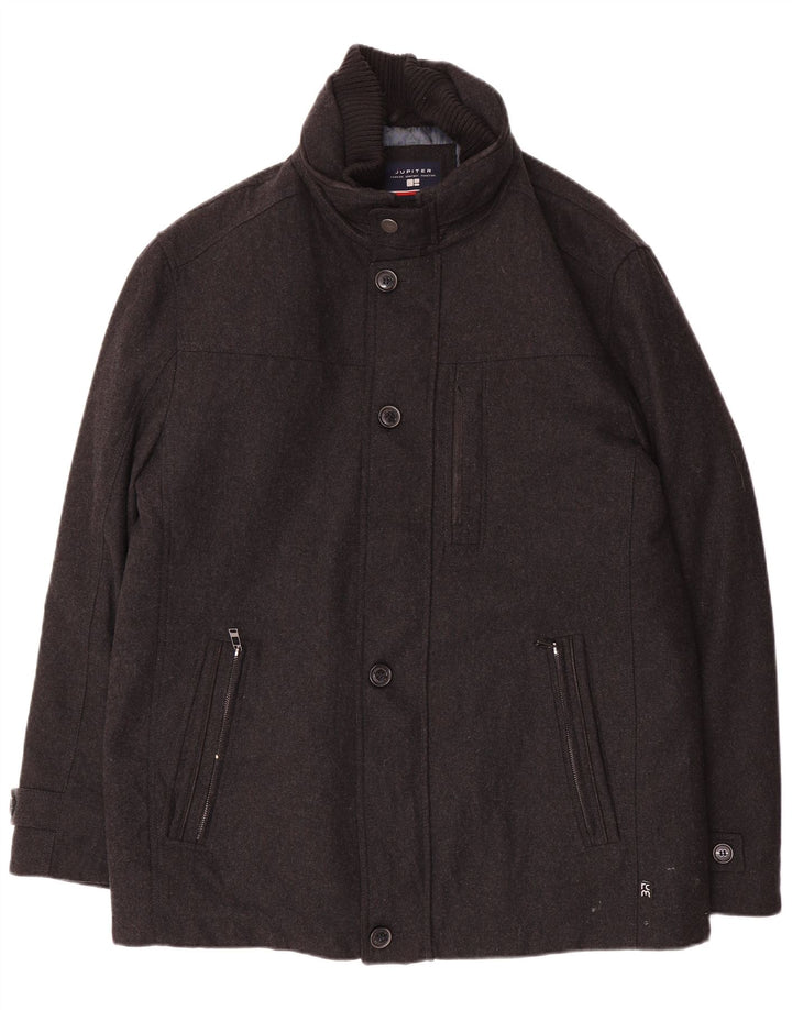 Abrigo Júpiter para hombre UK 42 XL Lana gris