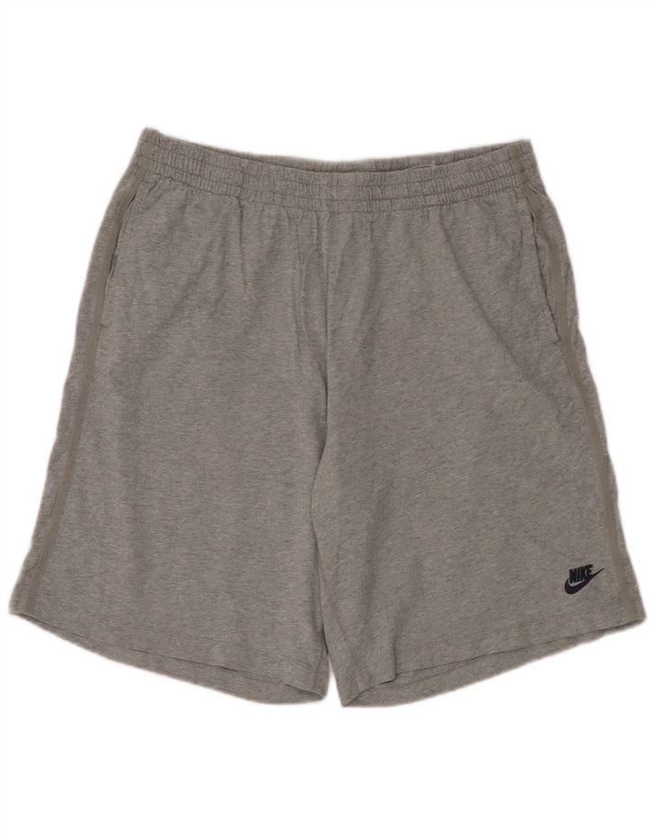 Nike - Pantalones cortos deportivos para hombre, talla 2XL, algodón gris