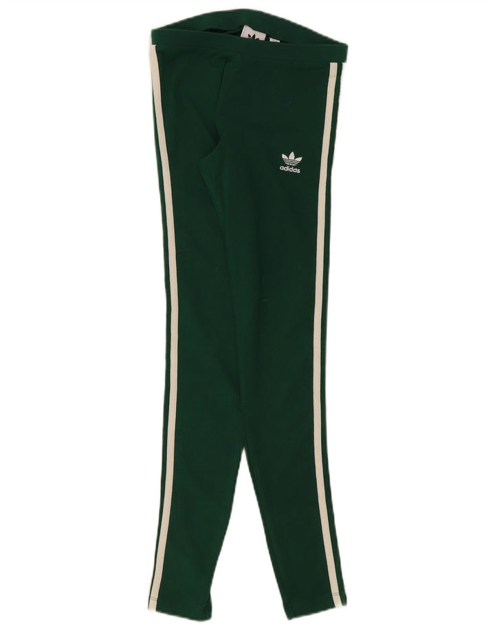 Adidas Leggings para mujer Reino Unido 8 Pequeño Algodón Verde