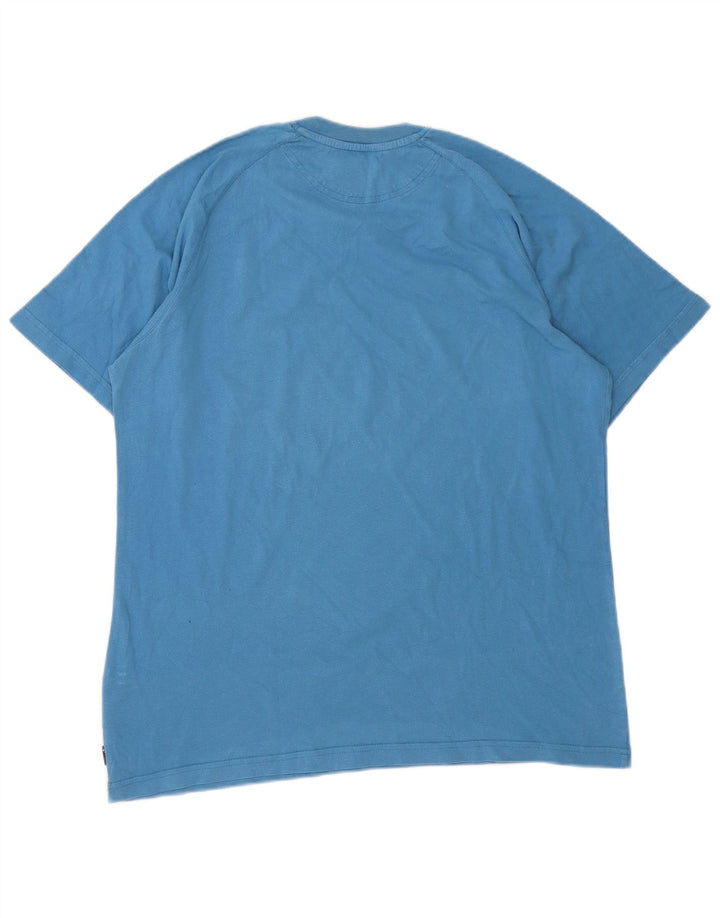 Camiseta Adidas Hombre Top Azul Medio Algodón