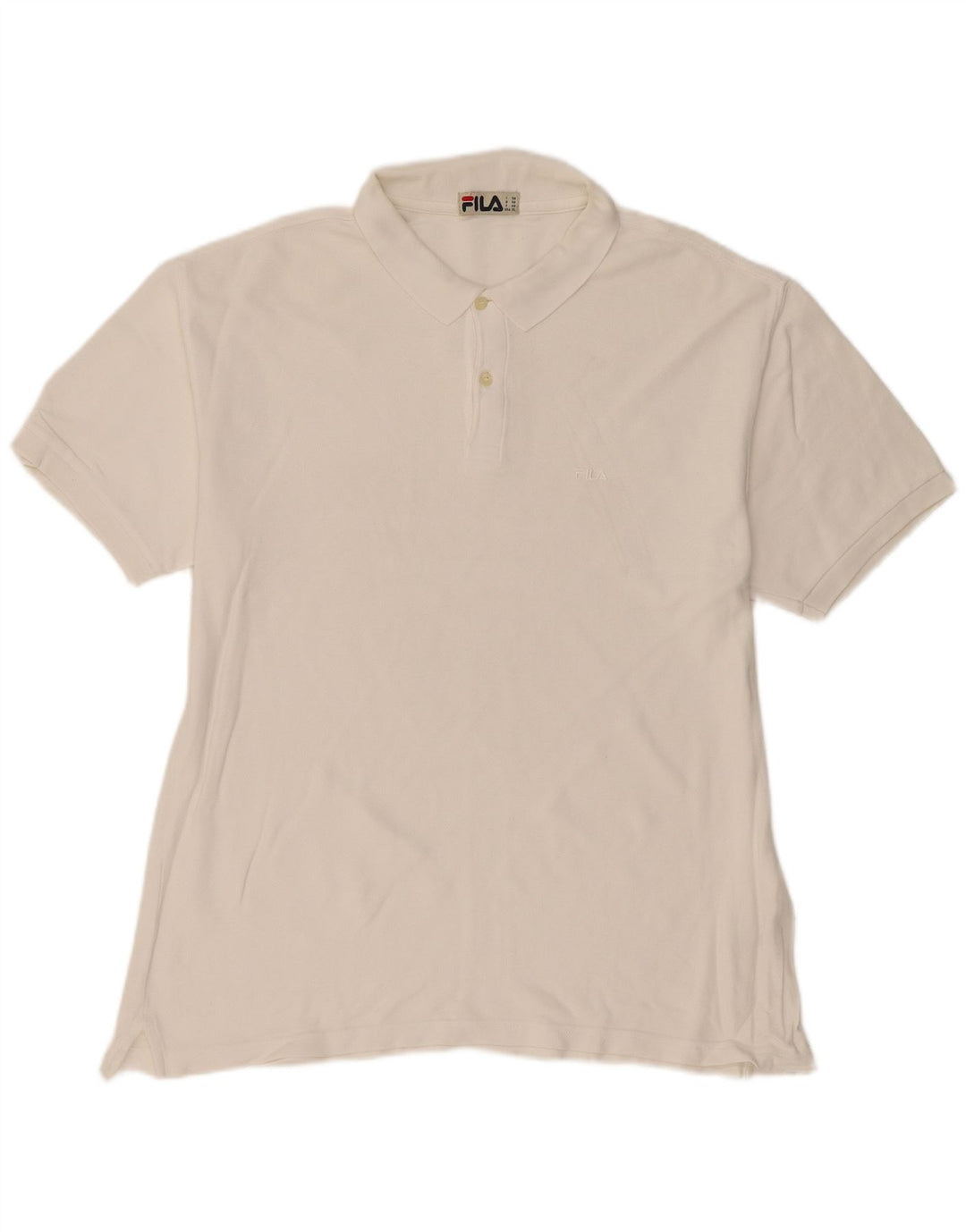 FILA Polo para hombre IT 56 2XL Blanco