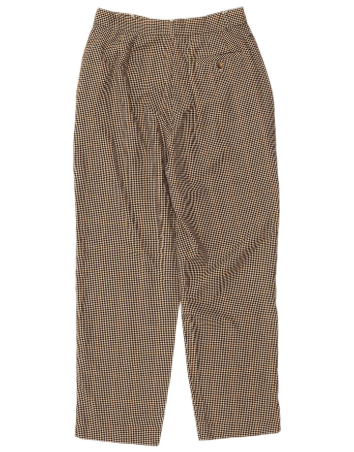 Izod Pantalones casuales de ajuste holgado para mujer US 12 grande W30 L28 poliéster beige