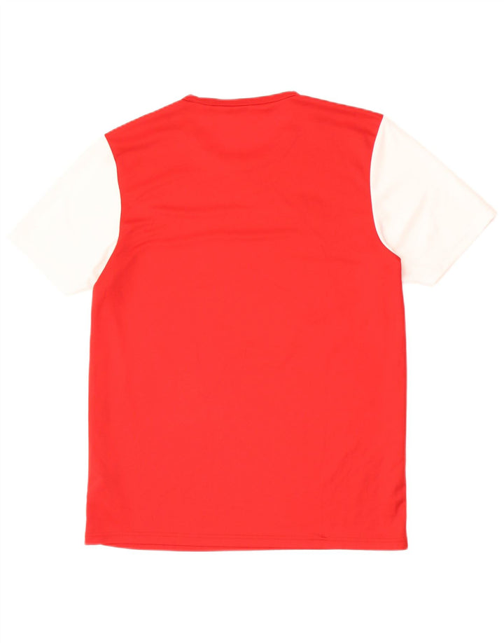 Adidas Hombre Aeroready Camiseta Superior Medio Rojo Colorblock Poliéster