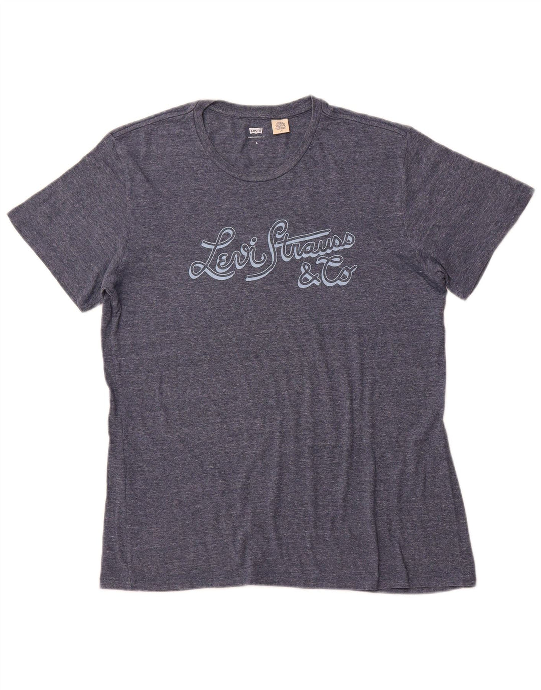 LEVI'S Camiseta gráfica para hombre Top grande azul