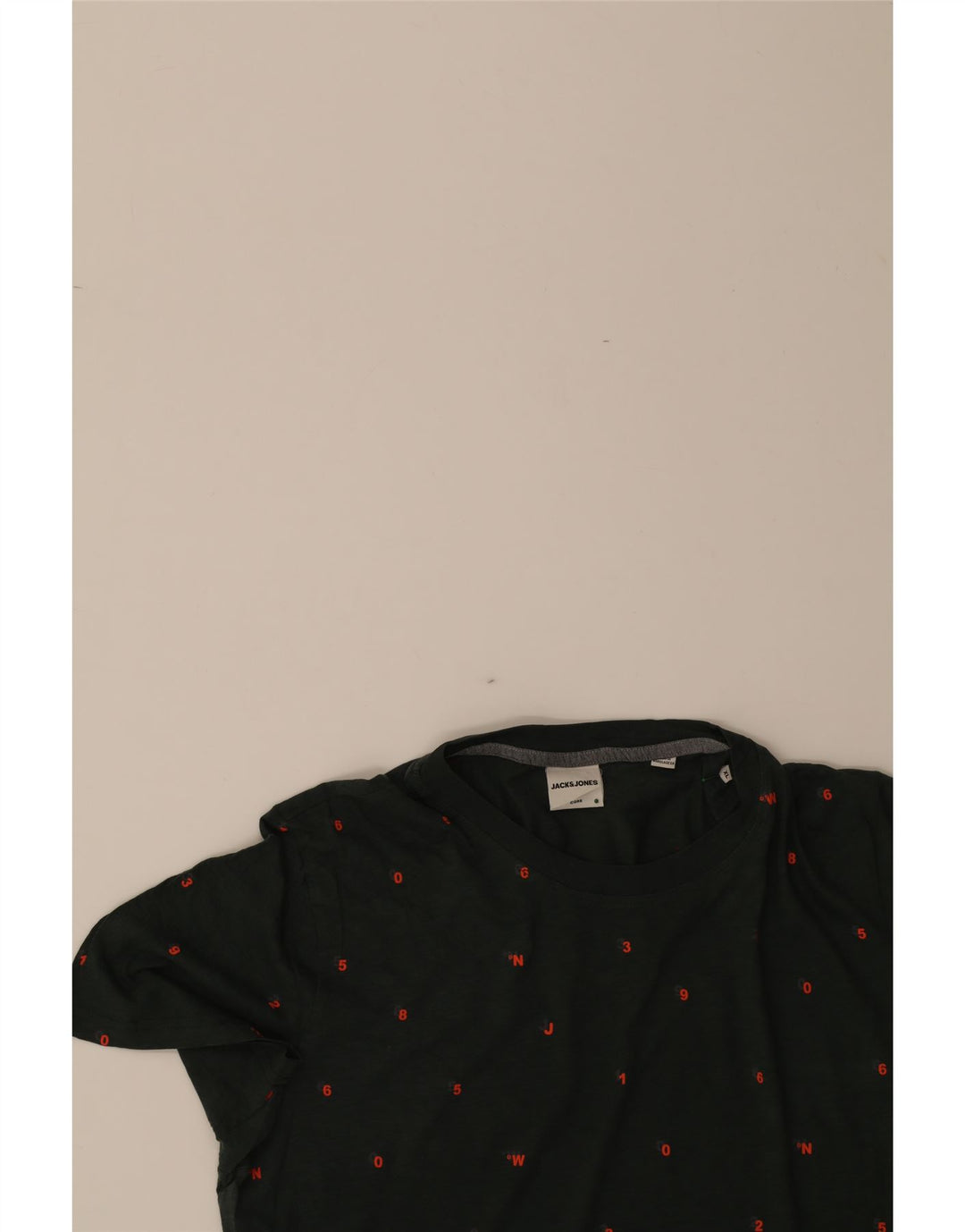 JACK & JONES Mens Graphic T-Shirt Top XL Green Vintage Jack & Jones and Second-Hand Jack & Jones from Messina Hembry 