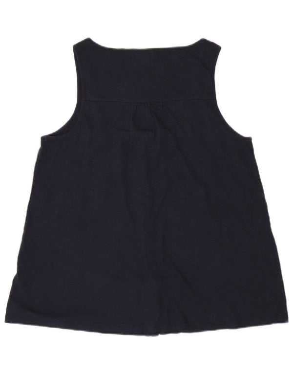 Blusa tipo camisa sin mangas para mujer de Fat Face UK 40 Mediana Azul marino Algodón
