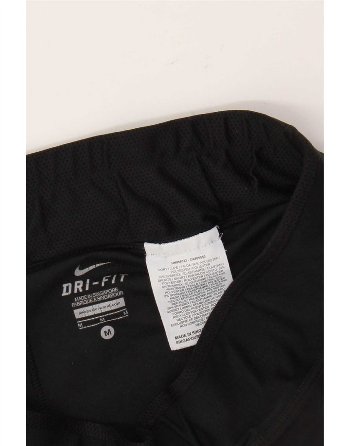 Nike - Falda pantalón Dri Fit para mujer, talla 40, poliéster negro mediano