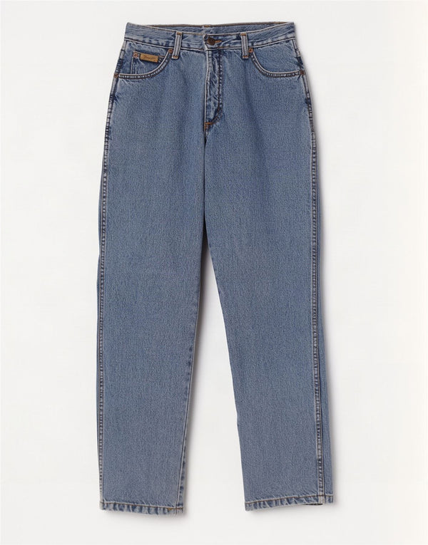 Wrangler Lucy Straight Jeans para Mujer US 10 Grande W30 L30 Algodón Azul