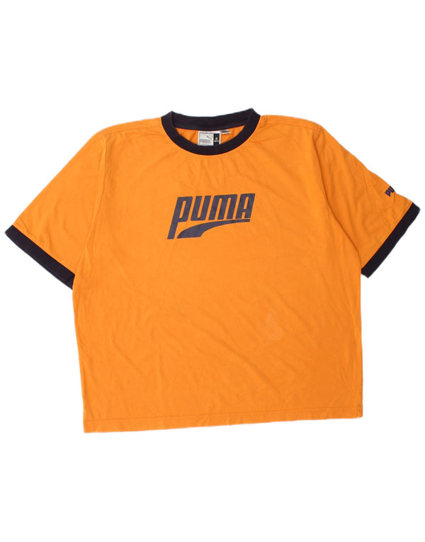 Puma Camiseta gráfica para hombre Top XL Naranja