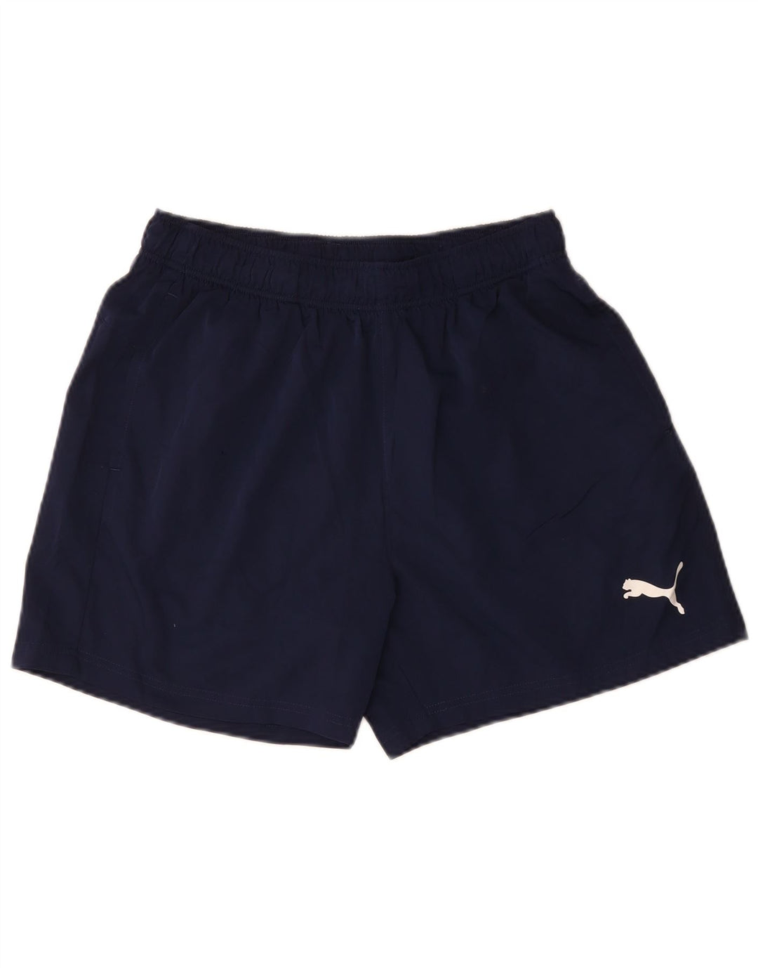 Puma Pantalones cortos deportivos para hombre grande poliéster azul marino