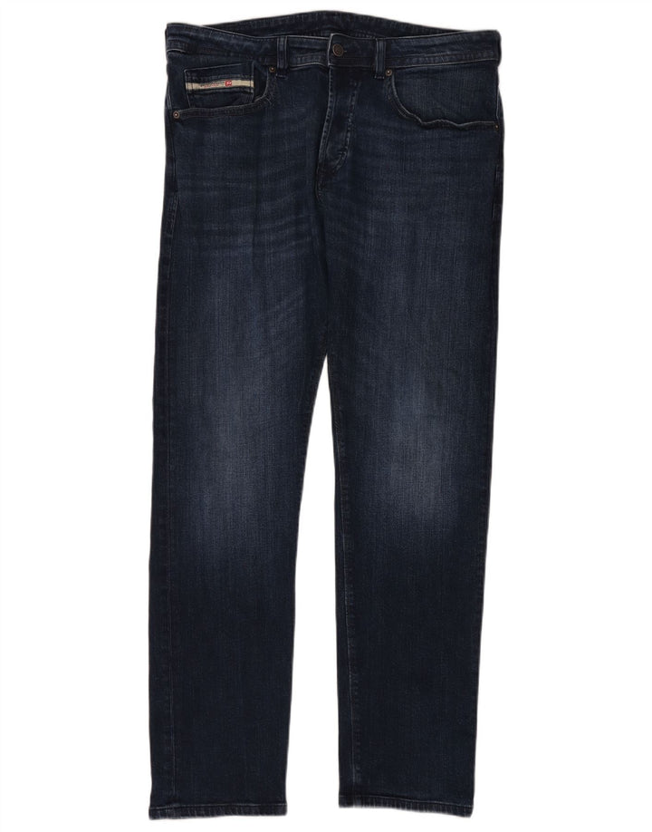 DIESEL Vaqueros Buster Tapered para Hombre W34 L34 Algodón Azul Marino
