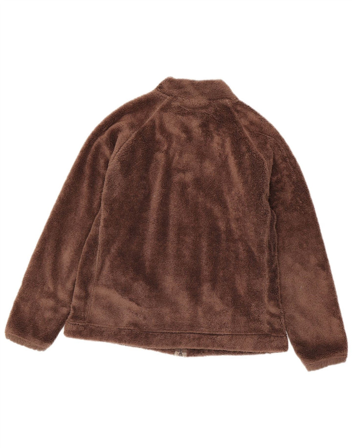Weird Fish Chaqueta polar para mujer UK 46 Large Marrón Poliéster