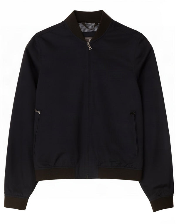 Marks & Spencer Chaqueta Bomber para Hombre UK 36 Small Azul Marino Colorblock