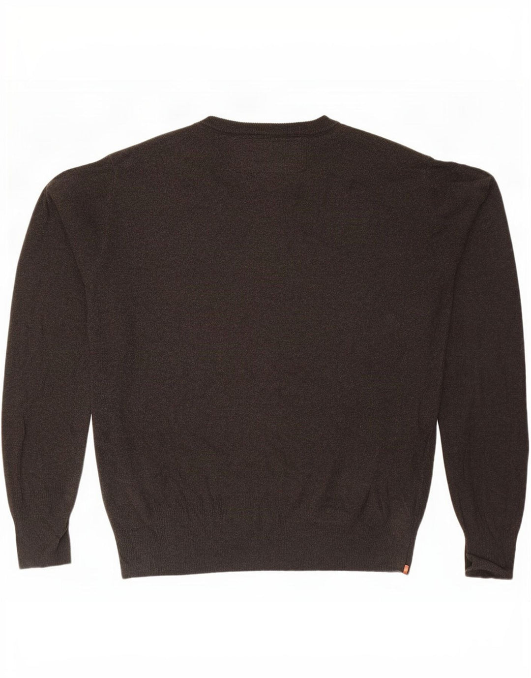 Superdry Jersey De Cuello Redondo Para Hombre Jersey De Algodón Marrón Grande