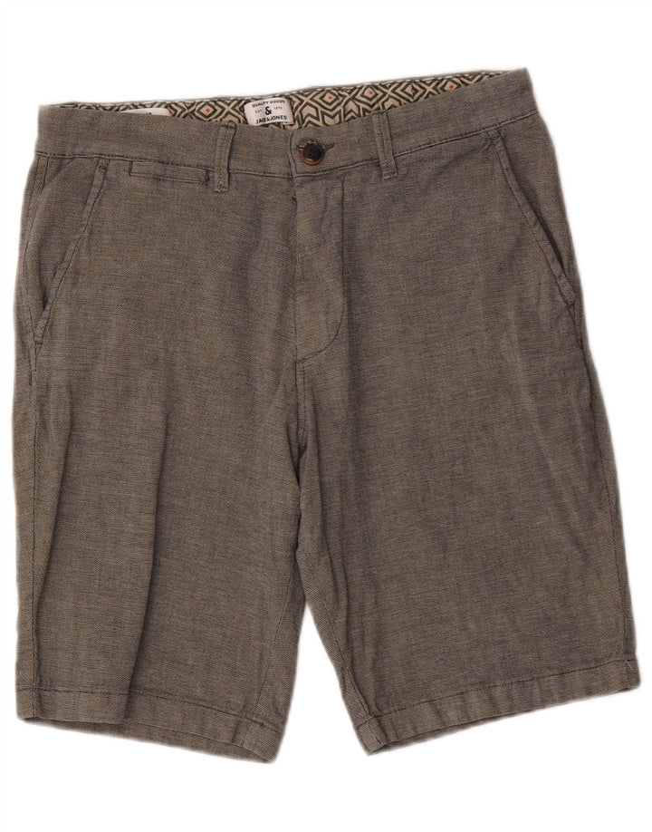 Jack & Jones Mens Regular Chino Shorts Medium W32 Gris Algodón
