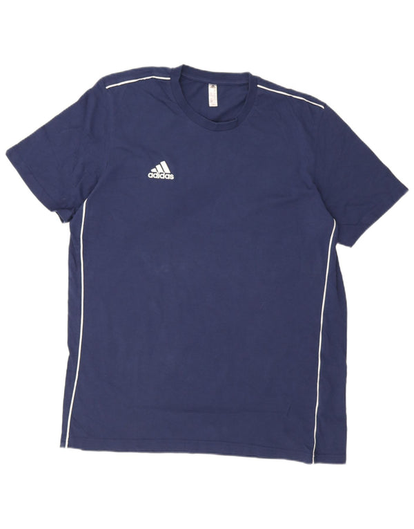 Adidas Hombre Camiseta Top XL Azul Marino Algodón