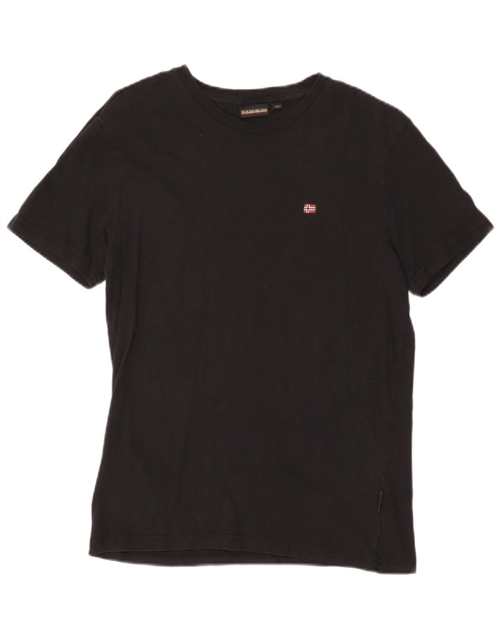 Napapijri - Camiseta para hombre, talla pequeña, color negro