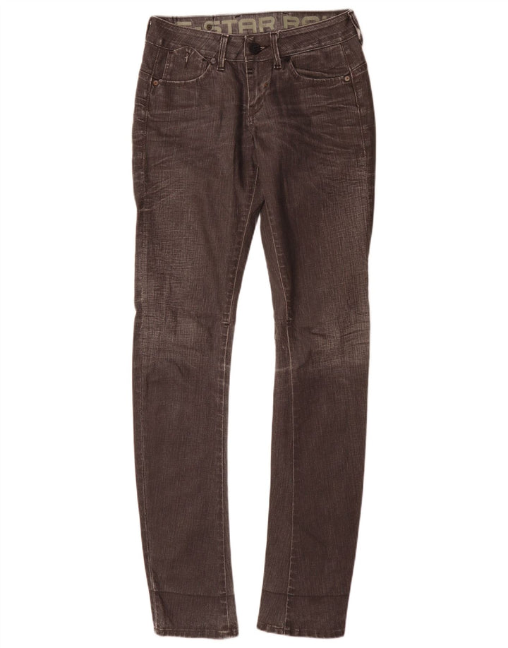 Vaqueros ajustados para mujer G-Star W28 L32 Algodón gris