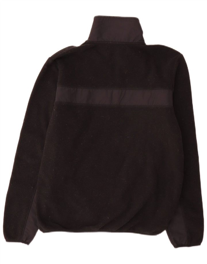 Kappa - Chaqueta polar para hombre, talla 38, mediana, color negro, poliéster