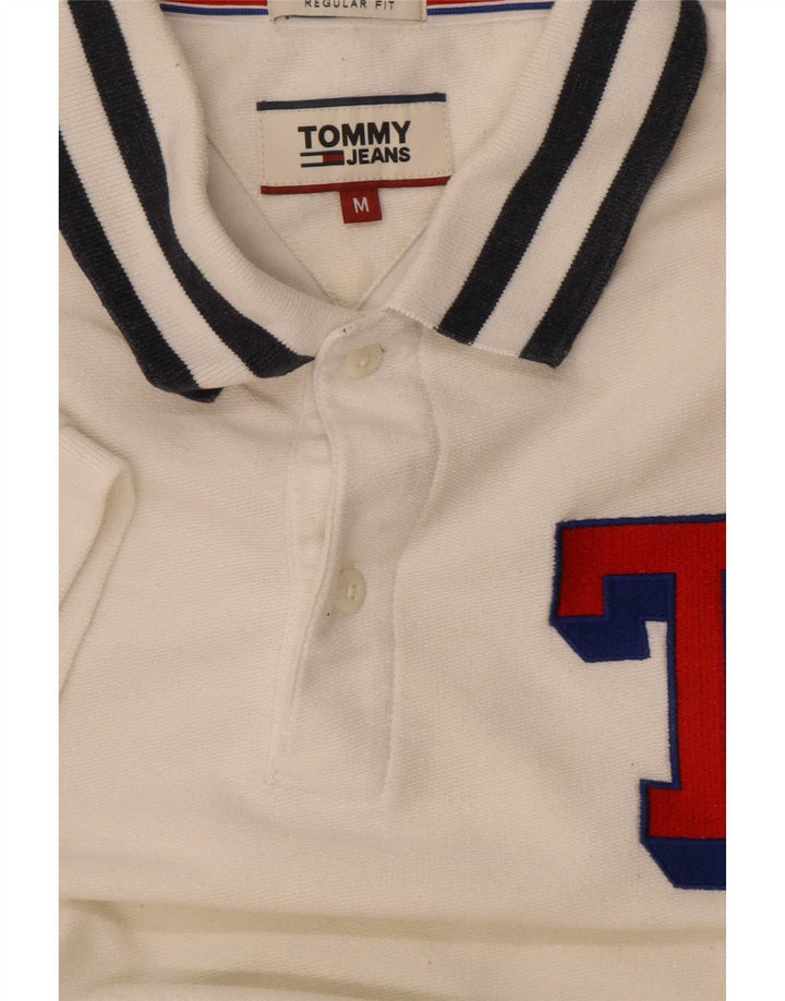 Tommy Hilfiger Polo De Corte Regular Con Gráfico Para Hombre Rayas Blancas Medianas