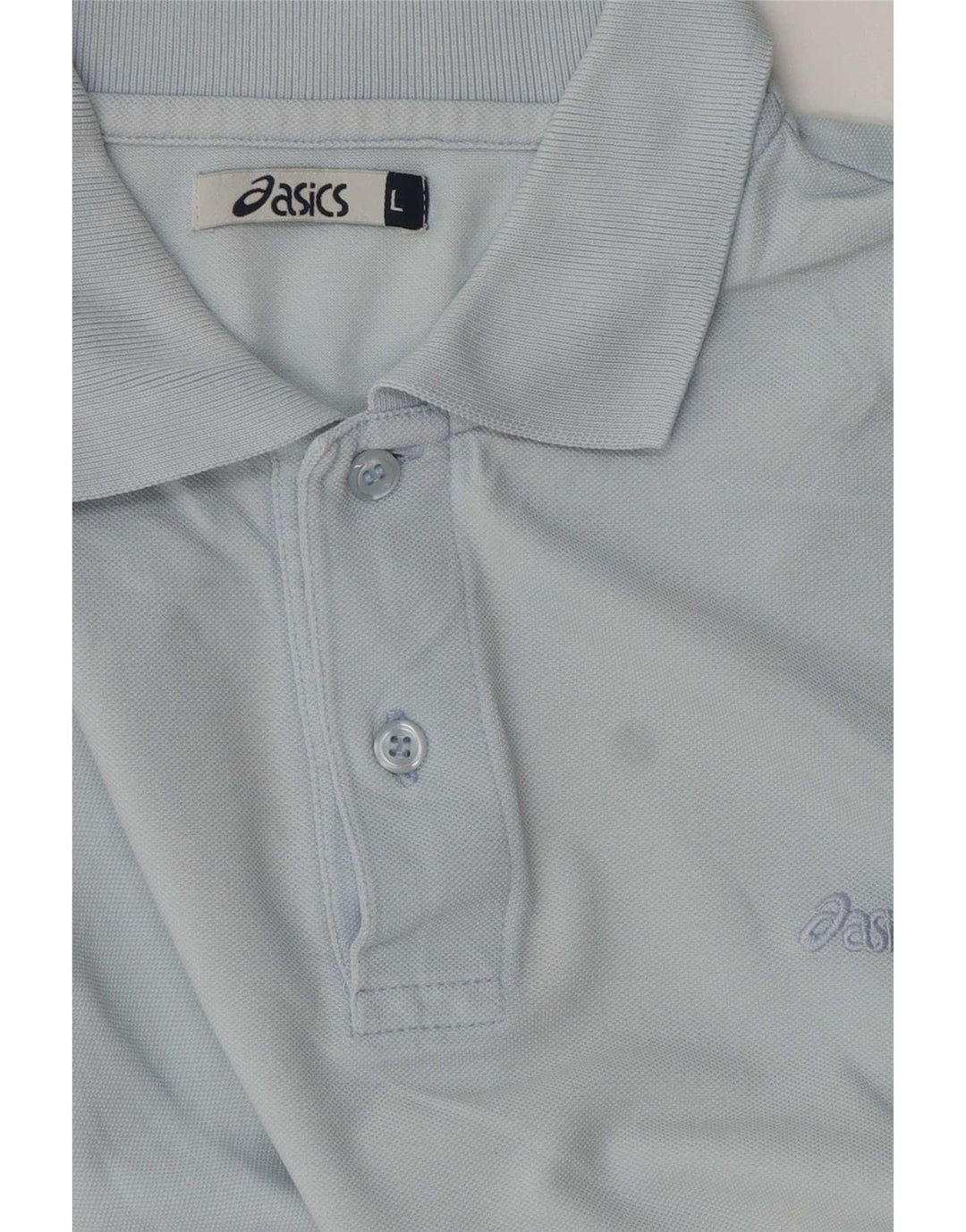 Polo Asics Hombre Grande Azul