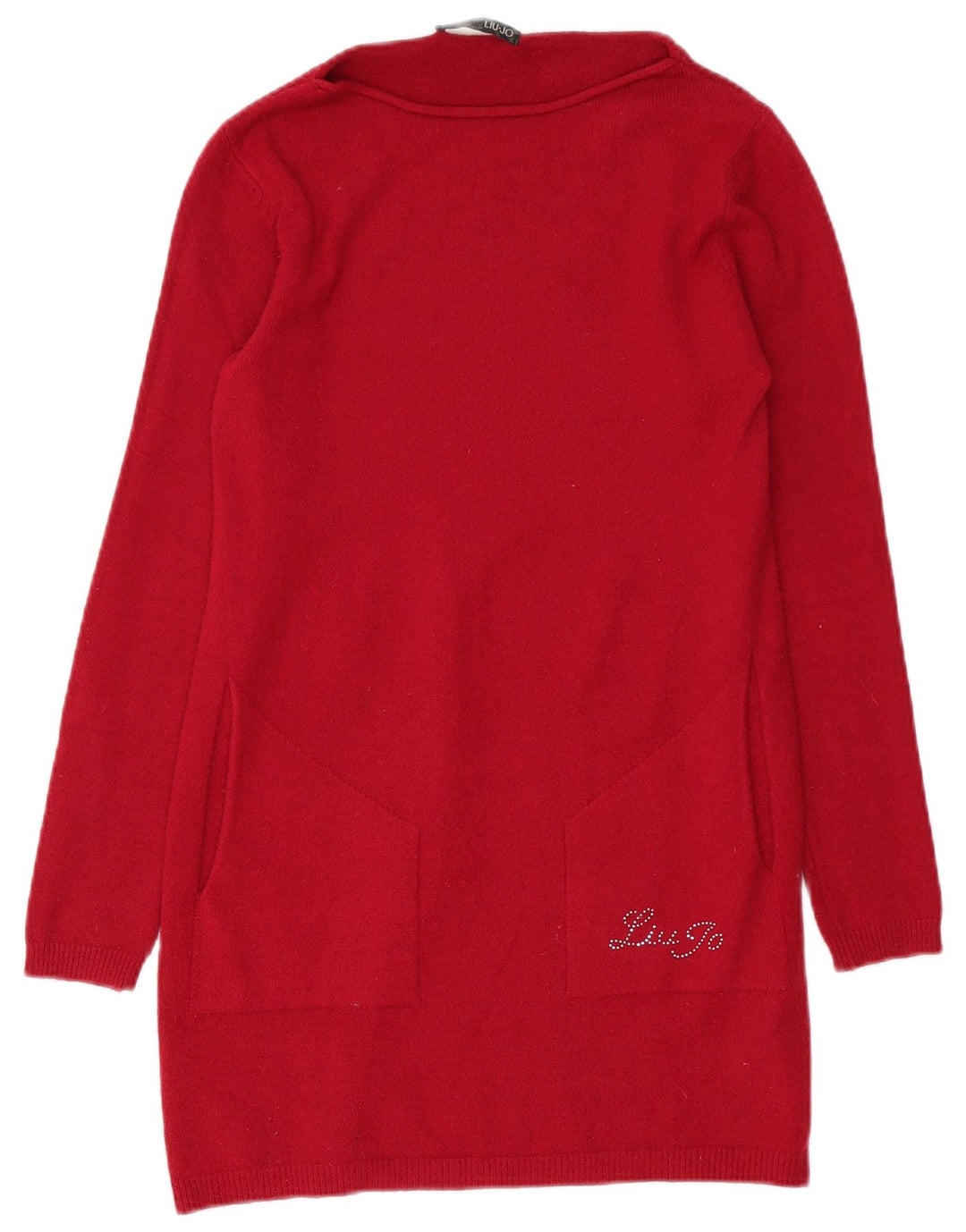 Liu Jo Vestido tipo jersey para mujer Reino Unido 42 Mediano Rojo Modal
