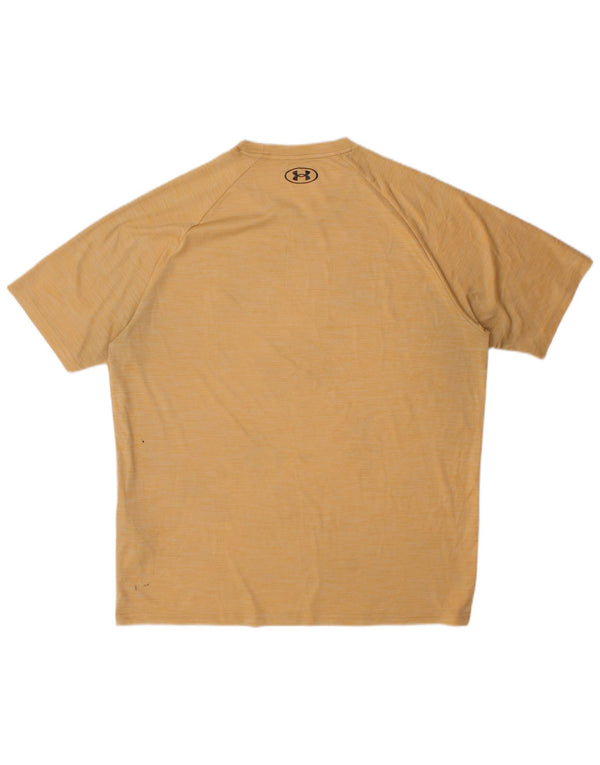 Camiseta Under Armour Hombre Top XL Poliéster Amarillo