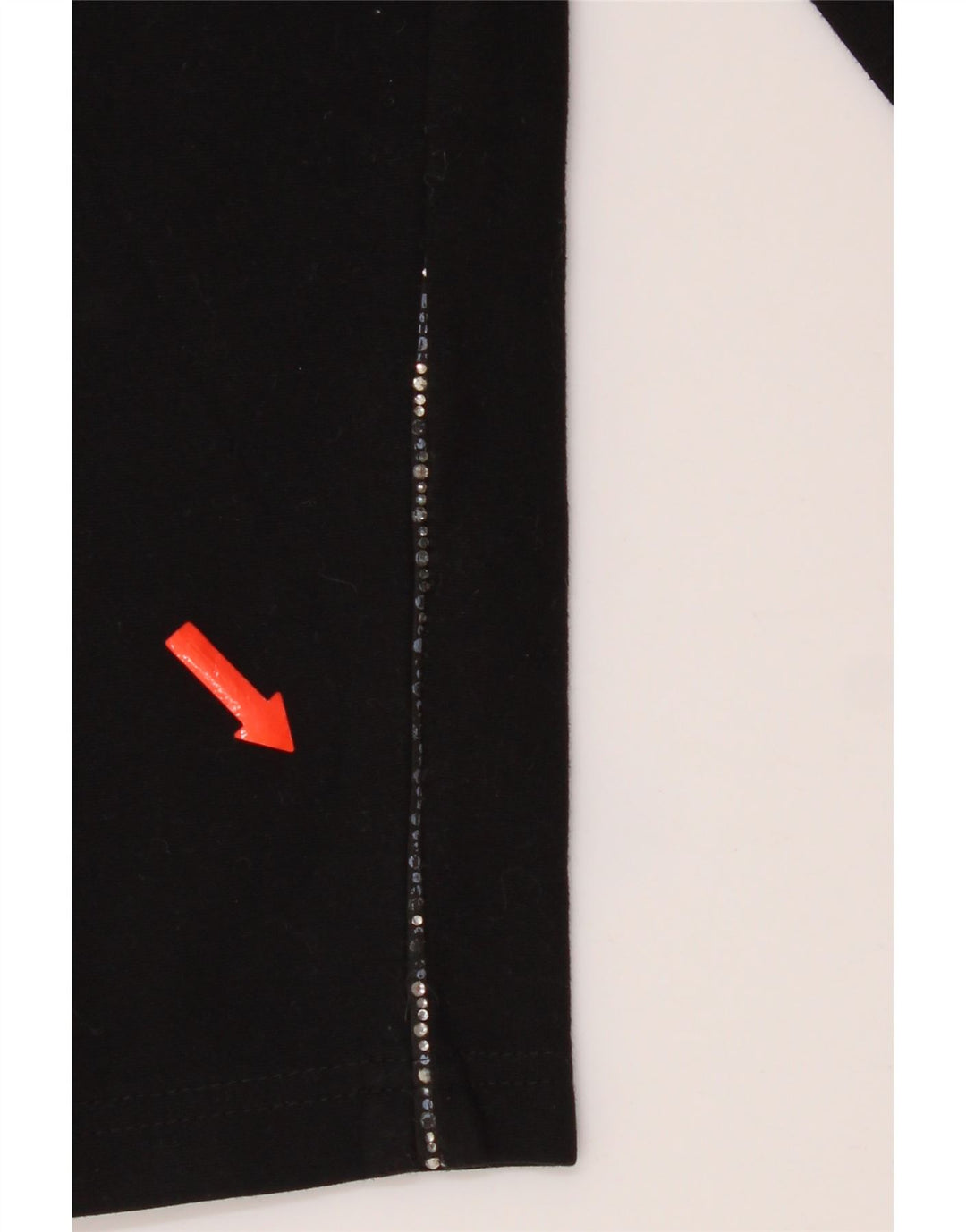 Marks & Spencer Leggings cortos para mujer UK 8 Small Viscosa negra