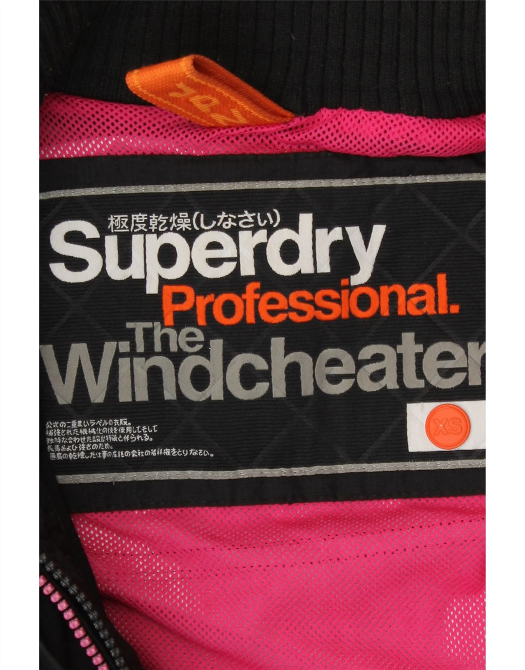 Superdry Chaqueta Cortavientos The Windcheater para Mujer UK 6 XS Black Nylon