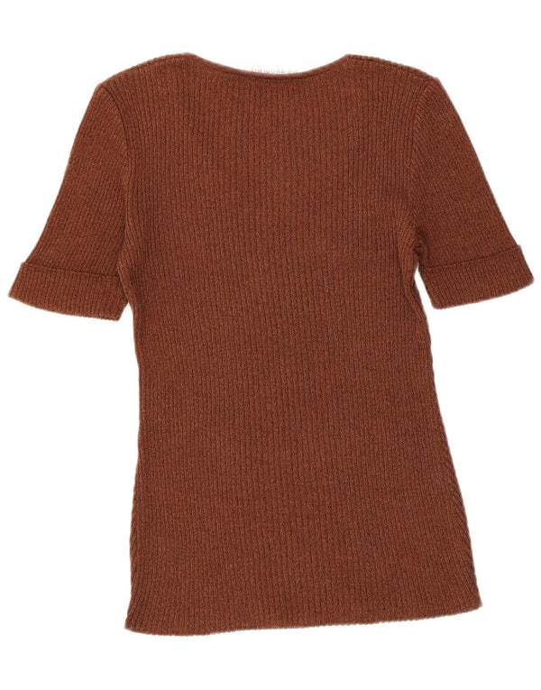 Innocenti Blusa para Mujer Top UK 10 Small Brown